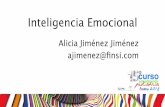 Inteligencia Emocional - aepap.org · INTELIGENCIA EMOCIONAL. Conciencia de uno mismo ¡ Conciencia de las propias emociones ¡ Valoración adecuada de las debilidades y fortalezas