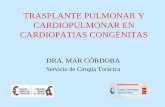 Servicio de Cirugía Torácica - Sociedad Española de ...secardiologia.es/images/stories/file/e-learning/8-trasplante... · 23% Trasposición de grandes vasos Canal auriculoventricular