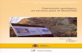 Patrimonio geológico, un recurso para el desarrollopaleontologia.unileon.es/wp-content/uploads/2010/10/Fuertes... · definición oficial del diccionario de la Real Academia Española