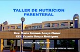 TALLER DE NUTRICION PARENTERAL - Colegio de …neonatologosyucatan.org.mx/admin/uploads/page_blog_posts/taller... · TALLER DE NUTRICION PARENTERAL Dra. María Salomé Anaya Flórez