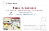 Tema 4. Ecología - dpbiologia.weebly.comdpbiologia.weebly.com/uploads/2/1/5/5/21553524/gtp_t4.ecología__1... · La separación reproductiva entre especies es la razón por la que