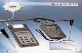 Termómetros - Global Lab HANNA.pdf · Termómetros termistor ... HI 141 -40.0 a 125.0°C, según el modelo ±0.4°C registradores compactos con 1 ó 2 sensores (interno o externo)