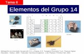 Elementos del Grupo 14 - nanomater.esnanomater.es/wp-content/uploads/2016/12/QI_T6.pdf · En los demás elementos del grupo 14 se mantiene casi constante e incluso sube Los puntos