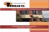 Plan Operativo Institucional 2014 - imas.go.cr .Plan Operativo Institucional 2014 Pgina | 6 Cuadro
