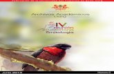Archivos Académicos - avesconservacion.orgavesconservacion.org/web/wp-content/uploads/2016/08/MEMORIAS-IV... · Universidad Tecnológica Indoamérica, Naturaleza y Cultura Internacional,