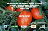 Proyecto Mejoramiento de las Técnicas para la … · proporcionar servicios y vender en común, participación de agricultores en sociedades comercializadoras, ... cualquier zona
