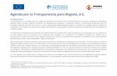 Agenda por la Transparencia para Bogotá, D.C. · 2016-02-15 · Agenda por la Transparencia para Bogotá, D.C. ... Directora ejecutiva ... al no considerar la importancia del uso