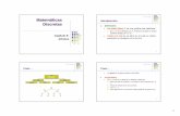 Arboles Matem áticas Introducción Discretas · 2 5 Cont… Uso típico de los arboles: representación de estructuras jerárquicas organizaciones árbol genealógico directorios