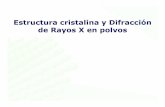 Estructura cristalina y Difracción de Rayos X en polvosdepa.fquim.unam.mx/amyd/archivero/rayosx_21870.pdf · Las 14 redes de Bravais Auguste Bravais Hexagonal Trigonal. Las 14 redes