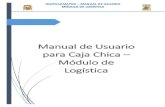 Manual de Usuario para Caja Chica - Portal …quipucamayoc.unmsm.edu.pe/.../manual_caja_chica.pdf · Quipucamayoc Versión 2.0 Sistema Integral de Logística Fecha: 25/06/15 Manual