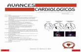 Volumen 31, Número 3, 2011avancescardiologicos.org/site/images/documents/Avance_Cardiologico/... · observacional, de ensayos clínico-epidemiológicos conducidos en humanos o desarrollados
