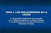 TEMA 1. LOS PROLEGÓMENOS DE LA CRISIS - …dolores.eira.es/wp-content/uploads/2013/09/Si1PEspXVIII... · LOS PROLEGÓMENOS DE LA CRISIS ... LA SOCIEDAD DEL ANTIGUO RÉGIMEN ES ESTAMENTAL,