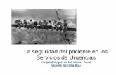 Hospital Virgen de los Lirios- Alcoi Vicente Serralta Boualcoy.san.gva.es/cas/hospital/sesclin/Seguridad del Paciente en SUH... · de eventos adversos como resultado de los procesos