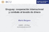 Uruguay: cooperación internacional y combate al lavado de ... · 2006 Reforma Tributaria • DGI para fiscalización de instituciones ... 2010 Evasión y acuerdos • DGI en investigación