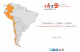 zona de oportunidad TIC en Sudamérica - … · Colombia Chile Perú Argentina Brasil Otros 11%5% 4% 7% 9% ... Sin calificación Sin calificación Sin calificación Paraguay Colombia,