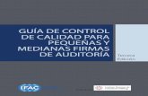 GUÍA DE CONTROL DE CALIDAD PARA PEQUEÑAS …nrcc.imcp.org.mx/wp-content/uploads/2018/04/IFAC-SMPC-Guia-Contr… · Esta Guía de Control de Calidad para Pequeñas y Medianas ...