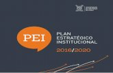 PEI PLAN ESTRATÉGICO INSTITUCIONAL · Chile, resultado de un trabajo en que ... 2 En adelante, el Plan Estratégico Institucional hará referencia a los géneros masculino y femenino