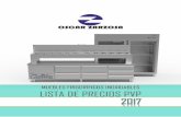 TARIFA OZ 2017 ESP MAIL - ventilacionyhosteleria.comventilacionyhosteleria.com/wp-content/uploads/2017/12/2017_tarifa... · MESA REFRIGERADA GASTRONORM 1/1 PARA ENSALADAS (FONDO 700)