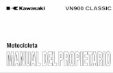 VN900 CLASSIC VN900B6F 2 - VRA Spain (Galicia) · Kawasaki recomienda encarecidamente que todos los conductores ... carse sin nuestra autorización previa por escrito. Esta publicación