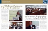 Mª Dolores Dancausa, CEO de Bankinter - ieb.es · laboración con el objetivo de fomentar el desarrollo de actividades ... aportaciones a la cultura jurídica mexicana, recibió