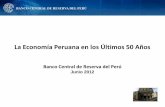 La Economía Peruana en los Últimos 50 Años - …clas.vse.cz/wp-content/uploads/2012/11/PERU-50-AÑOS-DE-DESARR… · 5,9 3,6-1,0 4,0 5,8. 60' 70' 80' 90' 01-11' Crecimiento Promedio