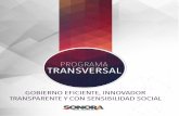 Programa transversal: “Gobierno eficiente, innovador ...estrategia.sonora.gob.mx/images/PSEEG/NormatividadPMP/Transvers… · El Eje Transversal Gobierno Eficiente Innovador, ...