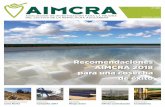 Recomendaciones AIMCRA 2018 para una cosecha de …aimcra.com/Publicaciones/Documentos/Revistas/REVISTA AIMCRA 129... · remolacheros, cuya misión es el servicio a éstos, puede