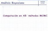 Análisis Bayesiano ULPGC - Universidad de Las Palmas de …€¦ · ºobtener la proporción de la muestra mayor que ... puede analizarse casi como una muestra independiente de π(θ|x),