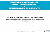 PROGRAMA NACIONAL DE REACTIVOVIGILANCIA Y SEGURIDAD …saludcapital.gov.co/CTDLab/Publicaciones/2016/Programa... · seguridad y calidad de vida a la población. ESTRUCTURA ORGANIZACIONAL