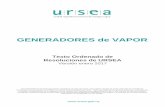 GENERADORES de VAPOR - utu.edu.uy · GENERADORES de VAPOR Texto Ordenado de Resoluciones de URSEA Versión enero 2017 ACLARACIÓN: ... 9 INFORME TÉCNICO DE INSPECCIÓN ...