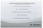 No. LP-INE-055/2016 SERVICIO DE ESTENOGRAFÍA ACTA DE …portalanterior.ine.mx/archivos2/portal/historico/contenido/recur... · Informe y lectura del contenido de los documentos que