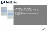 MANUAL DE PROCEDIMIENTOS - :: H. Ayuntamiento de …transparencia.puertopenasco.gob.mx/transparencia/OOMISLIM 2016... · 4 MANUAL DE PROCEDIMIENTOS ORGANISMO OPERADOR PARA EL MANEJO