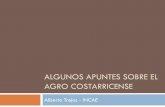 Algunos apuntes sobre el agro costarricense - cepal.org · ventajas comparativas tan fuertes en dos cosechas (café y banano) que trascendían las barreras comerciales. ... exportables,