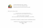 UNIVERSIDAD DE CHILE FACULTAD DE DERECHO …repositorio.uchile.cl/tesis/uchile/2011/de-provoste_c/pdfAmont/de... · y jurisprudencia extranjeras, para analizar críticamente nuestra
