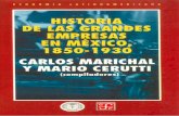 ÍNDICE - carlosmarichal.colmex.mx DE LAS... · Orígenes de las grandes empresas: La experien ... García Ruiz, "La teoría económica de la empresa en perspectiva histórica", en