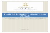 PLAN DE MEJORA Y MONITOREO ANUAL - se.gob.hn · diciembre de 2015 plan de mejora y monitoreo anual en el marco del convenio suscrito entre el gobierno de honduras y transparencia