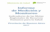 Informe de Medición y Monitoreo - msal.gob.ar · Ministerio de Salud Informe de Medición y Monitoreo Indicadores de las Metas Regionales de Recursos Humanos para la Salud Provincia
