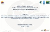 Ministerio del Ambiente Subsecretaría de Patrimonio ...sib.ambiente.gob.ec/file/CGF/1.-Víctor Utreras- Proyecto Paisajes... · La disminución de poblaciones de animales silvestres