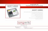 AEZCT-2000C - Equipos de medidas eléctricas e ... · Realiza pruebas de excitación, relación de corriente, polaridad y ángulo de fase del TC. Controlado por PC a través de USB
