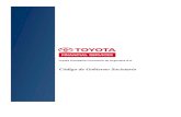 Código de Gobierno Societario - Toyota Financial … · 14. SELECCIÓN DE PROVEEDORES ... Toyota Financial Services Corporation posee una clara visión y filosofía ... alineándose