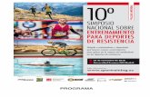 PROGRAMA - sportraining.es · Tras el éxito cosechado en las ediciones anteriores, el próximo 24 de noviembre se celebrará el 10º SIMPOSIO NACIONAL SOBRE ENTRENAMIENTO PARA