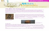 Fitxes Mites i Llegendes (els déus de l'antiguitat)museudelleida.cat/wp-content/uploads/2015/07/Els-déus-de... · i en la mitologia etrusca, Selvans. Medusa Cap de silé. Museu