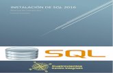 instalaci³n de sql 2016 - .INSTALACI“N DE SQL 2016 Manual de Instalaci³n Ferm­n Garatea. Ferm­n