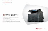 Impresora multifuncional en color Hasta 25 ppm Copiar ...business.toshiba.com/media/downloads/products... · Capacidad de papel. Estándar 350 hojas, máx. 2900 hojas. ... de 100