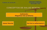 CONCEPTOS DE SALUD MENTAL - perso.wanadoo.esperso.wanadoo.es/nicanorap/archivos/introduc_salud_mental.pdf · Salud mental es: La capacidad de las personas y de los grupos para interactuar