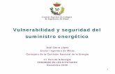 Vulnerabilidad y seguridad del suministro energéticoingenierosdeminas.org/.../VulnerabilidadySeguridad_13nov2008.pdf · Vulnerabilidad y seguridad del suministro energético José