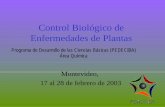 Control Biológico de Enfermedades de Plantas de ACB.pdf · controlarlos con aplicaciones precosecha o baños poscosecha. ... durante la cosecha evitando que la microflora ... suspensión