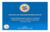 Comité Interamericano contra el Terrorismo … Presentation.pdf · Misión del CICTE El Comité Interamericano contra el Terrorismo (CICTE) tiene como propósito principal promover