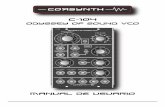 Odyssey of sound vco - corsynth.com · Entrada de sincronía Entrada del modulador en anillo Ajuste manual del ancho de pulso de la onda cuadrada ... Entrada de control por voltaje