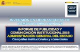 INVERSIÓN EN HERRAMIENTAS DE … · No se contabiliza la inversión en herramientas de comunicación de la Campaña Internacional de Publicidad de ... Relaciones Públicas 20.000,00